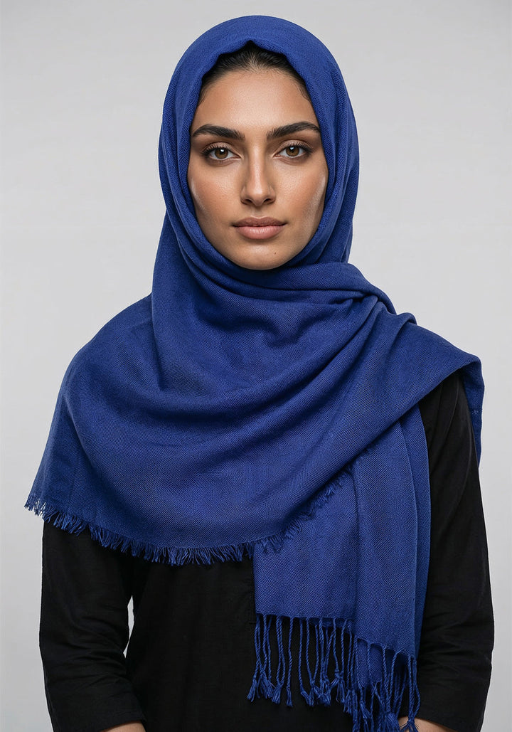 Arezoo Turkish Lawn Hijab - Blue