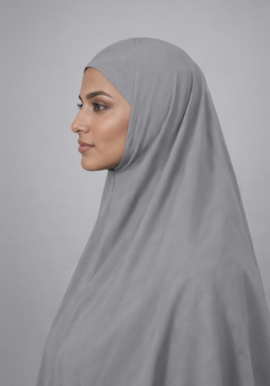 Makhna Hijab - Light Grey