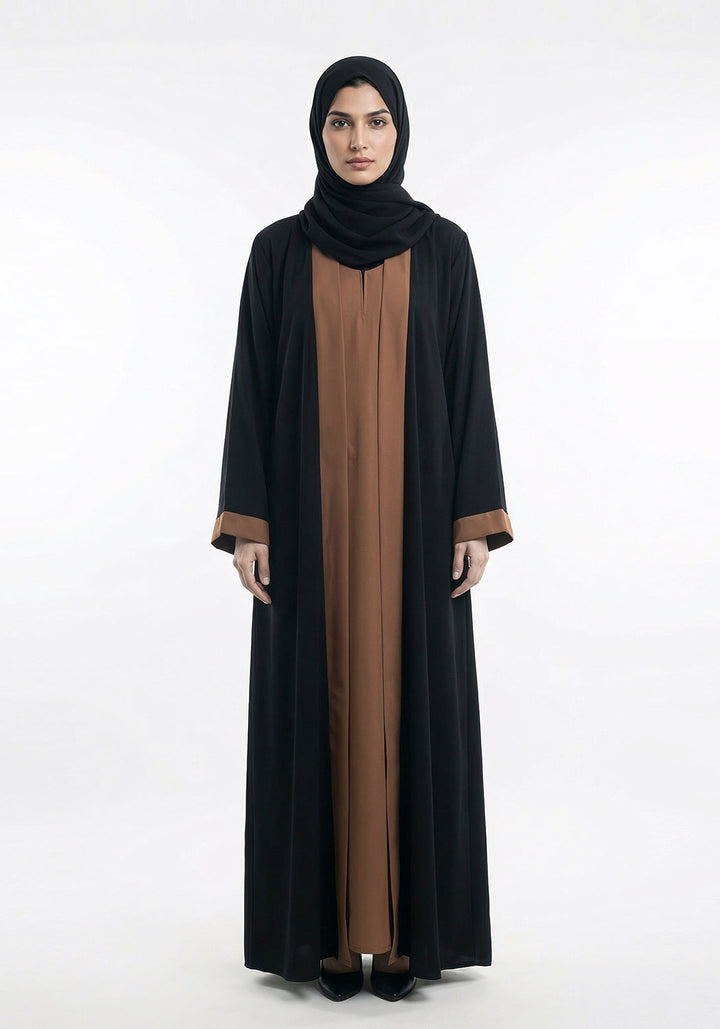 Shanayl Brown Abaya | The Classic Edits