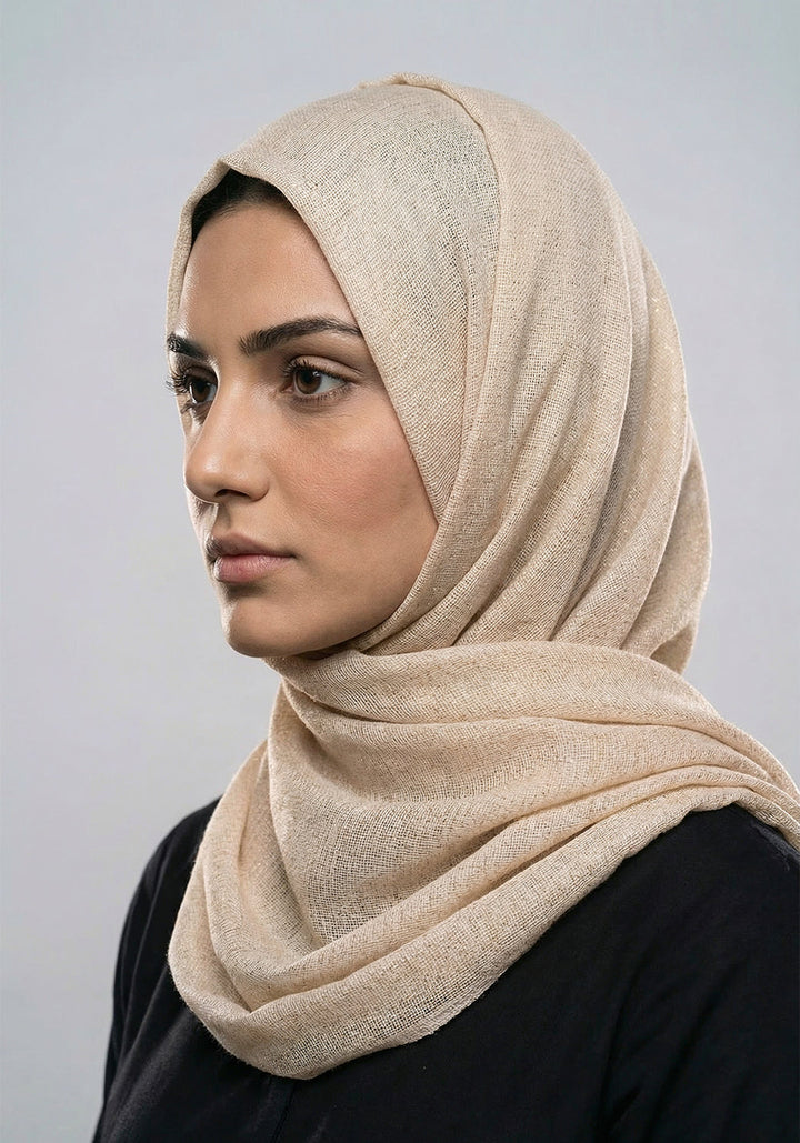 Ferial Lawn Hijab - Off White