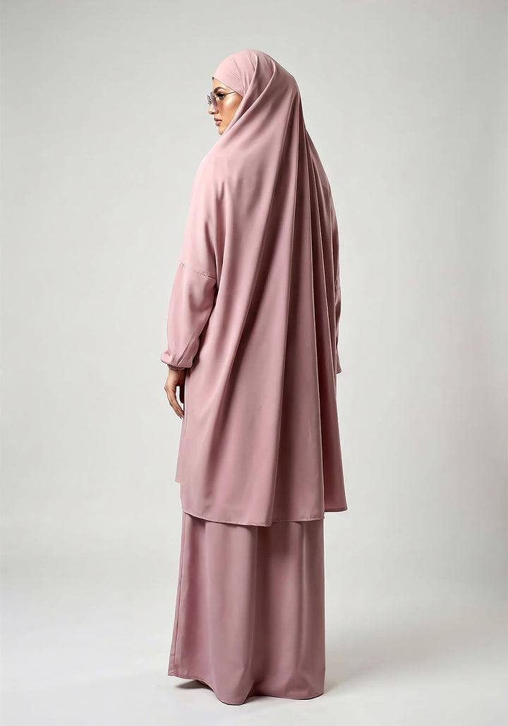 Two-Piece Jilbab - Pink