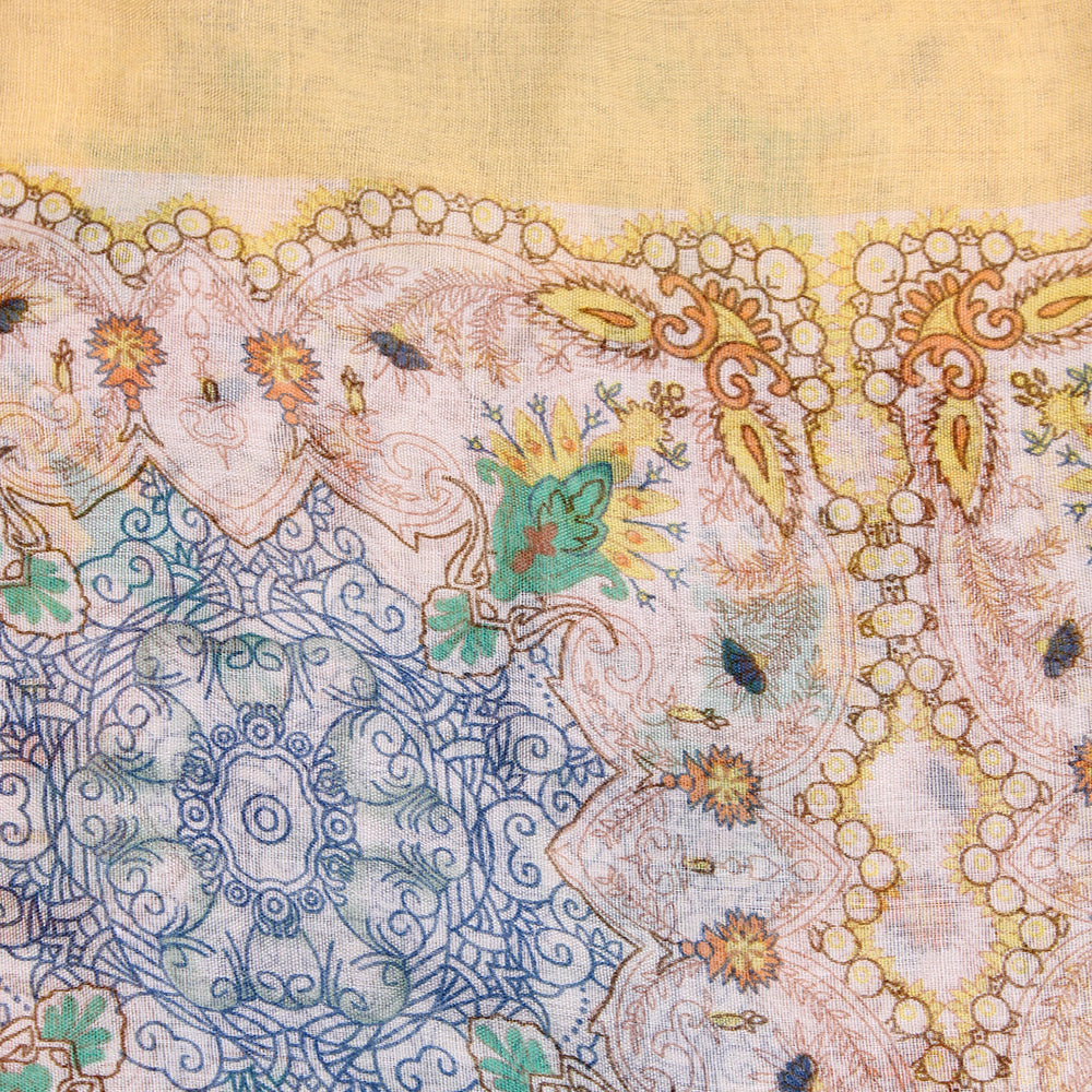 Yasmin Cotton Hijab - Yellow